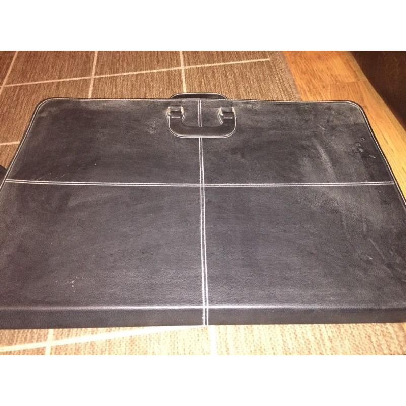 Used a3 leather art portfolio