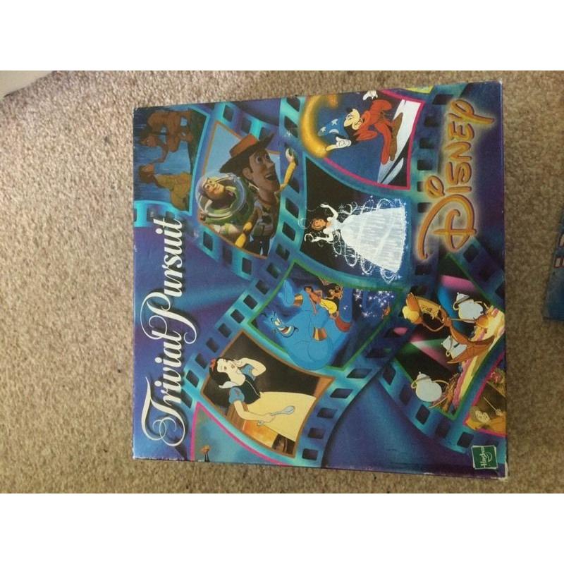 3 x Disney board games, trivial pursuit, scene it? And monopoly - toys