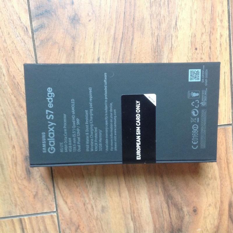 Samsung S7 edge (brand new)