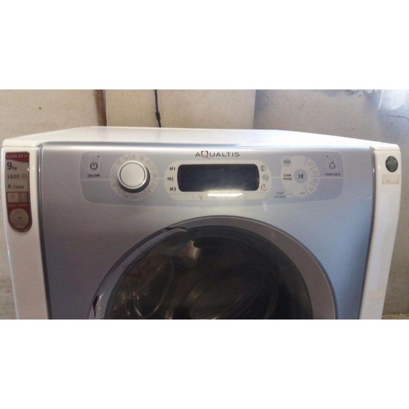 Hotpoint 9kg 1600 spin super silent A class washing machine
