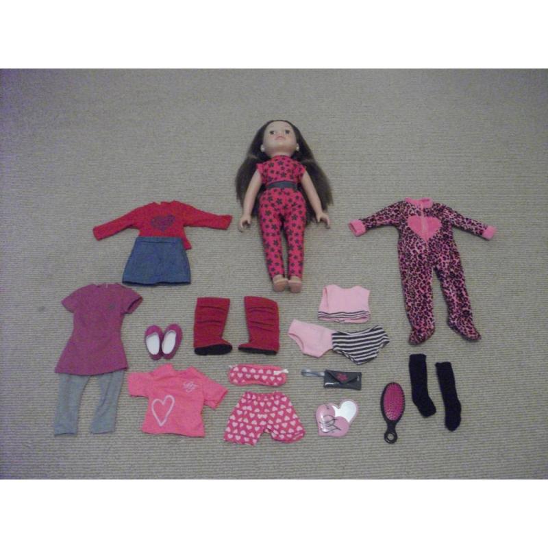 Design-A-Friend Doll with Various Outfits from ARGOS