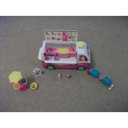 SHOPKINS Scoops Ice-Cream Truck Playset+some extra Shopkins
