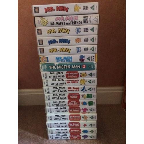 Mr men VHS