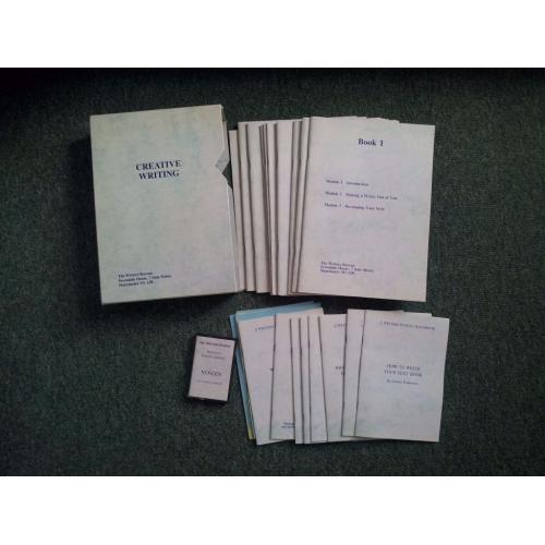 Comprehensive writing course manuals (Writers Bureau Writing Course 10 guidebooks)