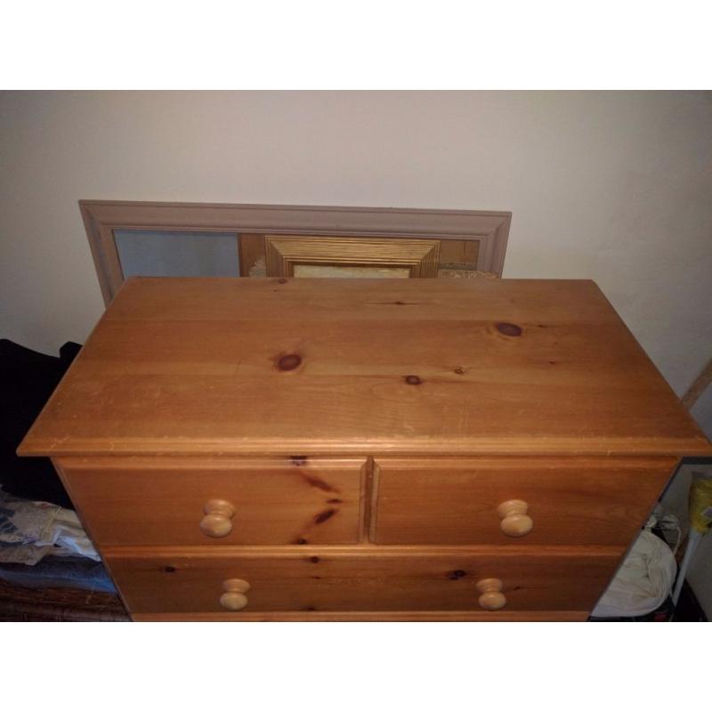Solid Pine Chest of drawers