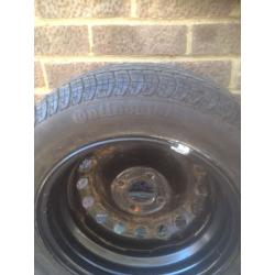 New tyre on spare wheel - Continental contiecocontact ep 175/65 r 14 82 t