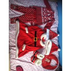 9-12 month Santa outfit