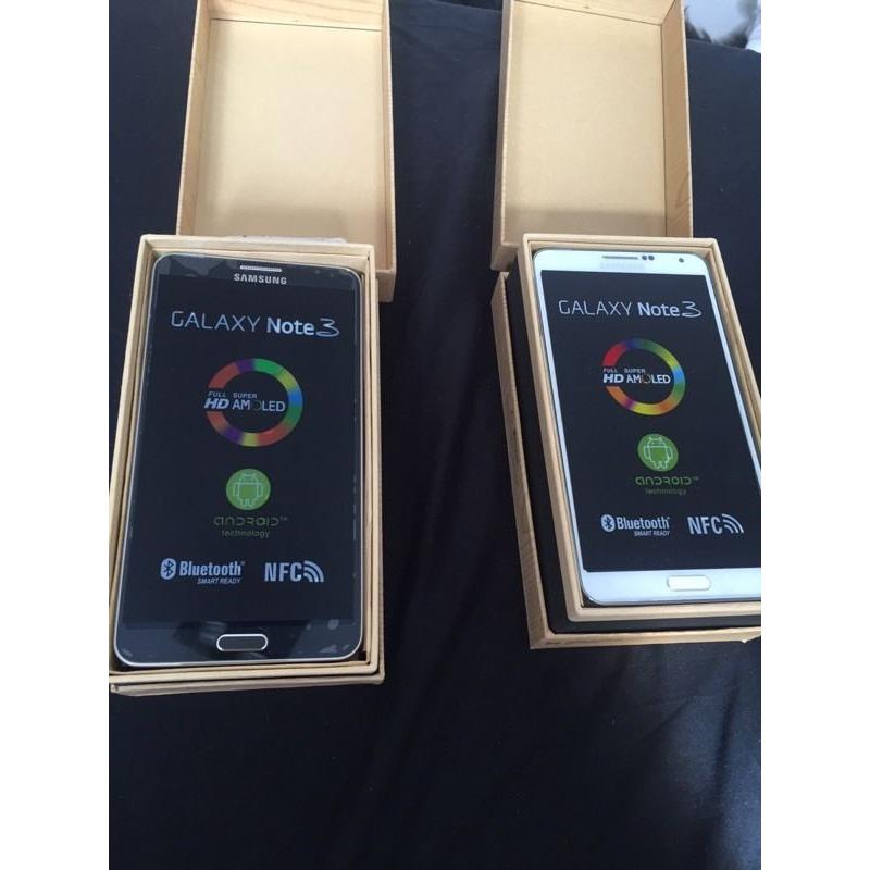 SAMSUNG GALAXY NOTE 3 BRAND NEW BOX RECEIPT & WARRANTY PECKHAM