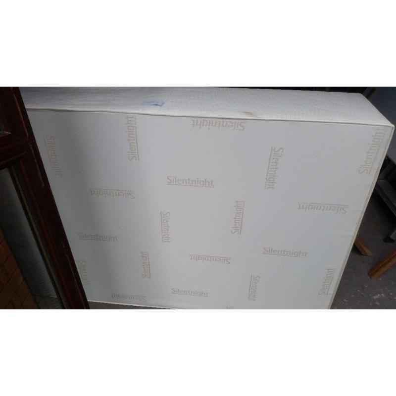 double bed base divan with drawers and headboard (no mattress) silentnight