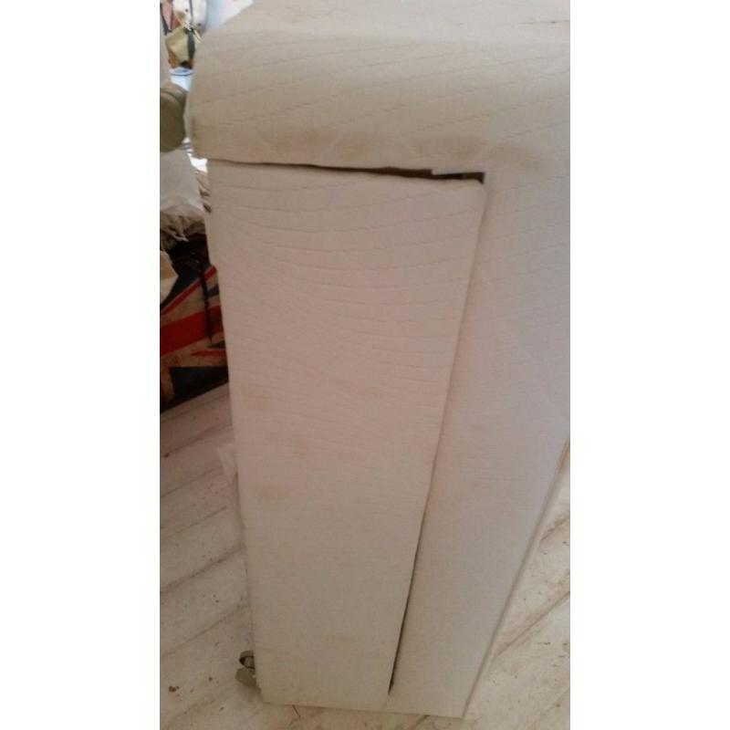 double bed base divan with drawers and headboard (no mattress) silentnight