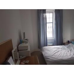 Spacious double bedroom in quiet flat.