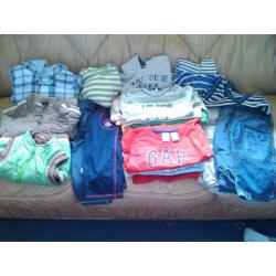 12-18 boys bundle jacket t-shirts