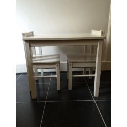 IKEA Kids Table & Chairs Set White