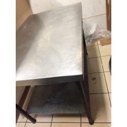 Stainless steel table