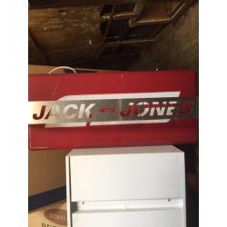 Jack Jones light up sign