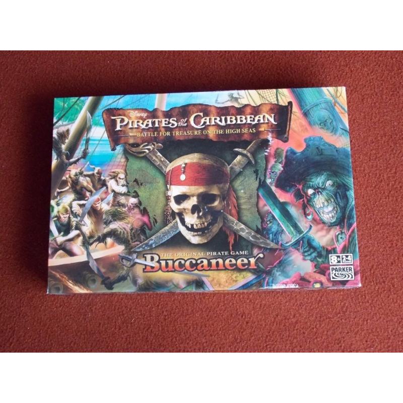 Boxed games - Risk, Pirates of the Caribbean Buccaneer & Spider-man Ball Shooting Game