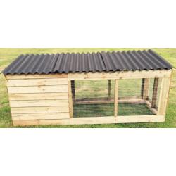 New dog kennel and run