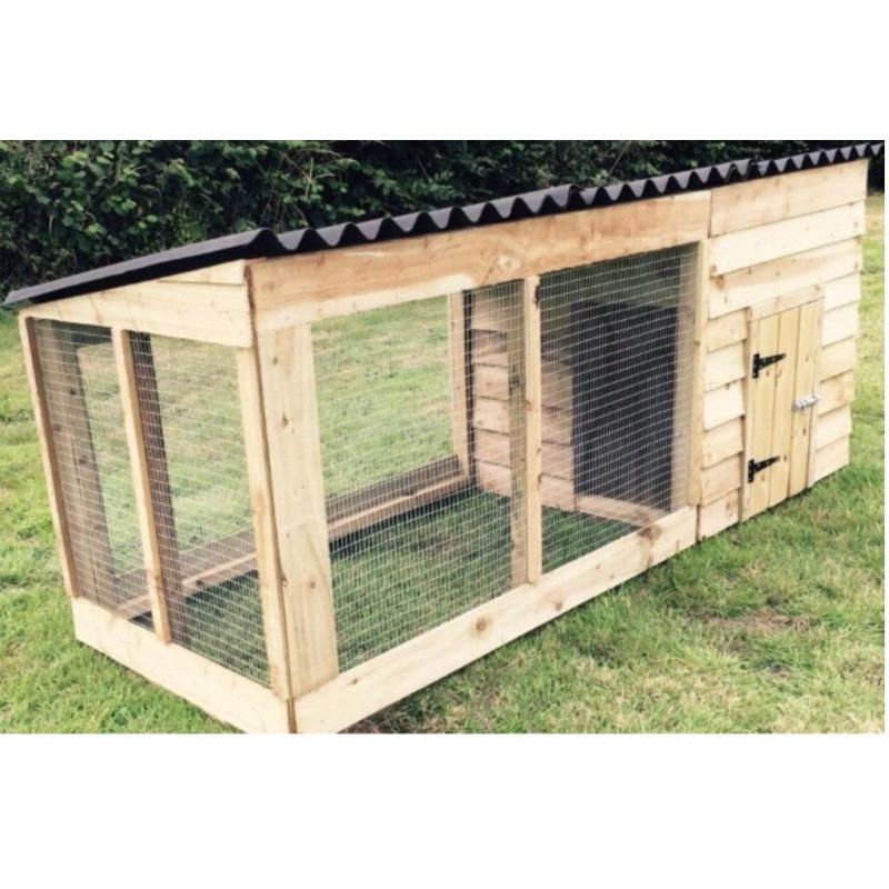 New dog kennel and run