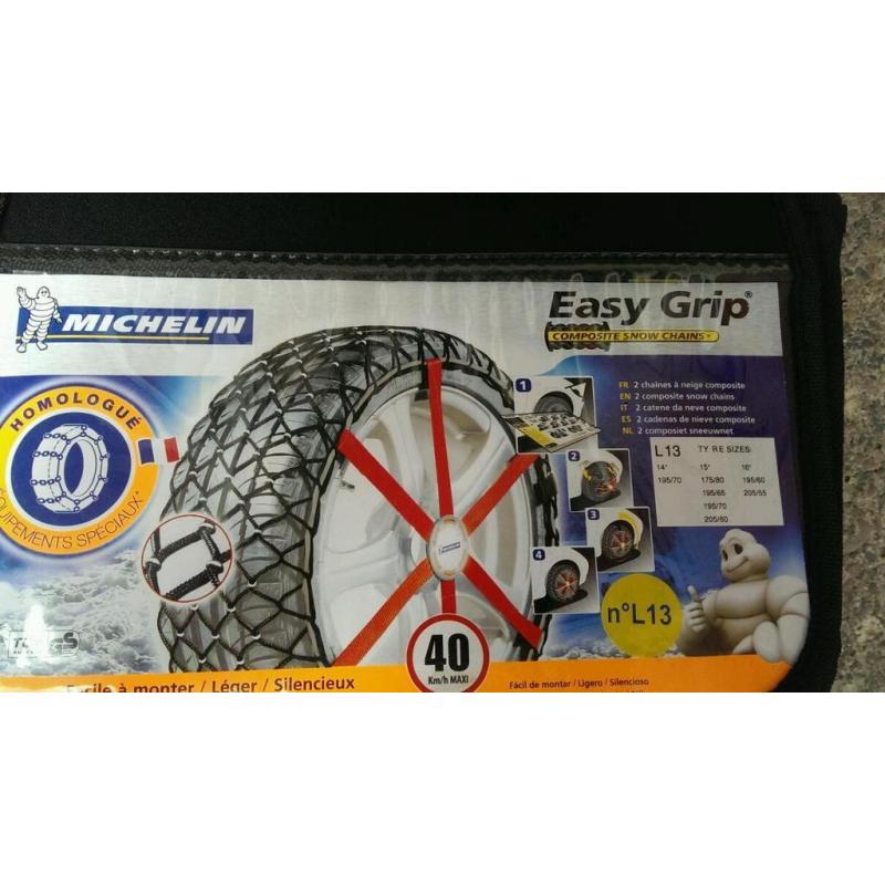 Michelin Easy Grip Composite Snow Chains L13 - Unused