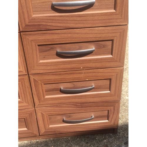 8 drawer sideboard/dresser and 2 matching bedside tables.