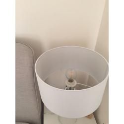 White big (35cm x 20cm) lampshade