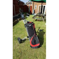 Golf Kit, Clubs, Bag, Trolley, Balls & Accessories, great full starter set
