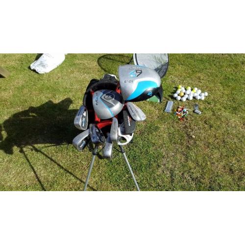 Golf Kit, Clubs, Bag, Trolley, Balls & Accessories, great full starter set