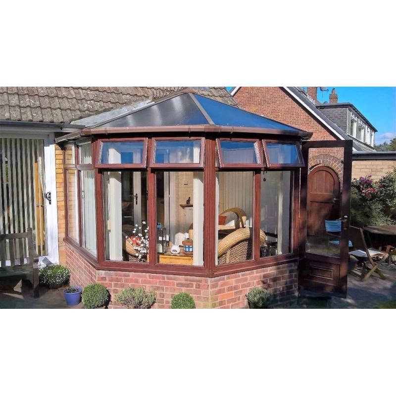 Hardwood Conservatory , good condition, offers , purchaser to dismantle and take away.