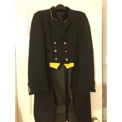 Stunning black dressage tail jacket.