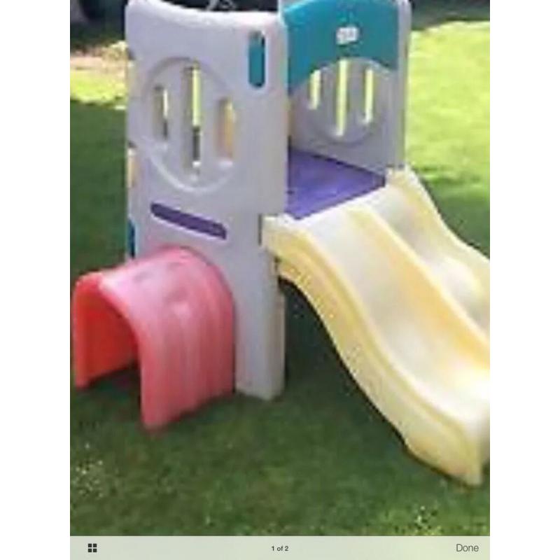 Little tikes twin slide