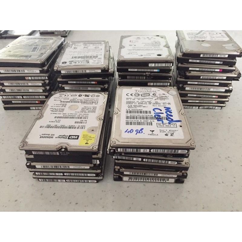 Joblot of 43 IDE&SATA Laptop hard drives