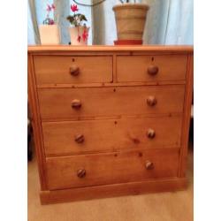 Victorian Pine Chest-of-Drawers