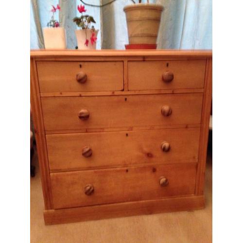 Victorian Pine Chest-of-Drawers