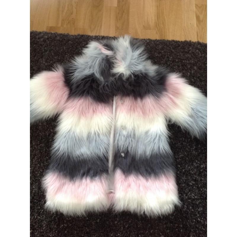 Age 5/6 fur coat