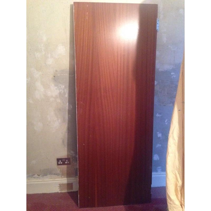 Mirrored door