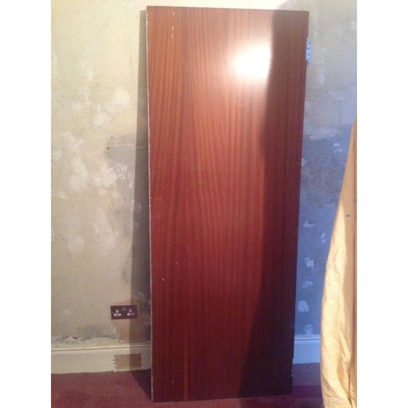 Mirrored door