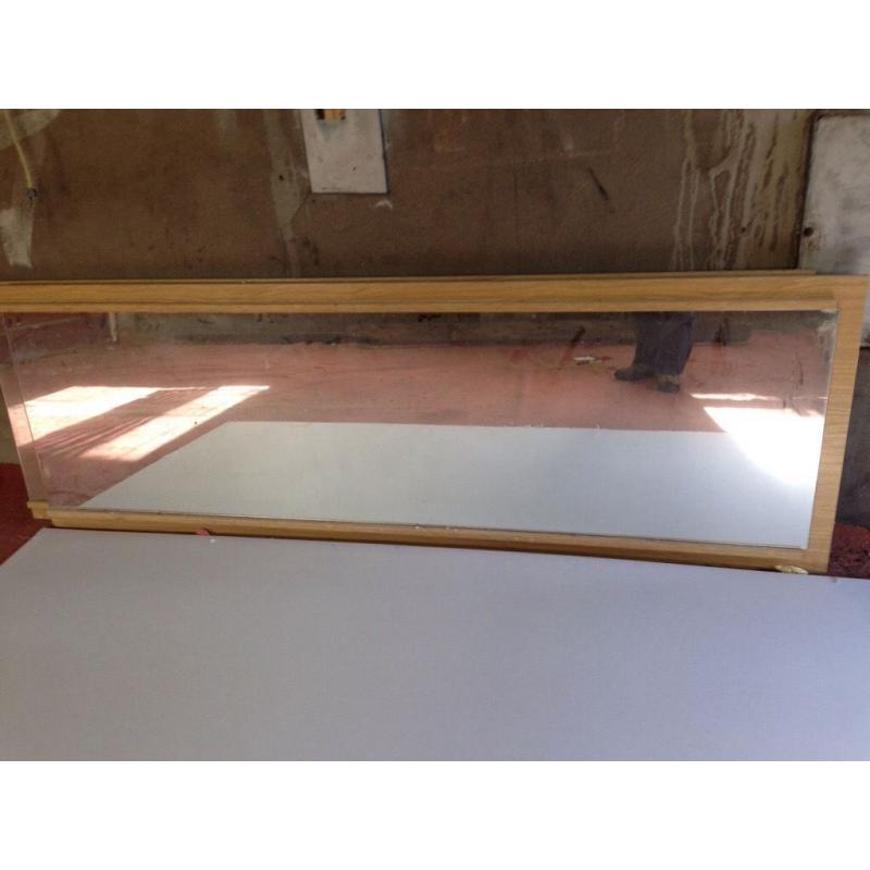 2 fitted wardrobe mirror doors