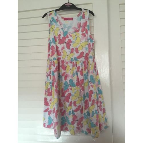 Summer dress butterfly pattern