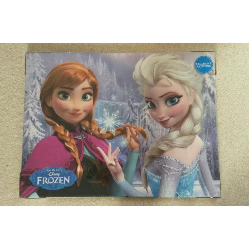 Printed canvas Frozen print.
