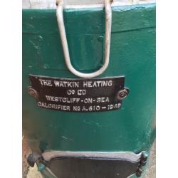 Mobile camp stove used as garden planter