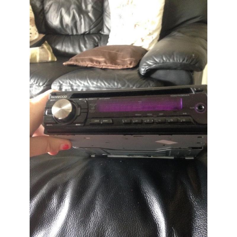 Kenwood single din car stereo