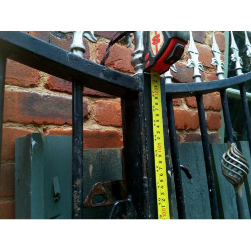 Wrought iron gates
