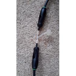 Optical fibre cable with interchangeable ends 5m and sony spdif tos link