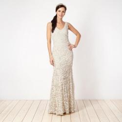 Wedding Dress Ivory size 12 -gorgeous Ben di Lisi