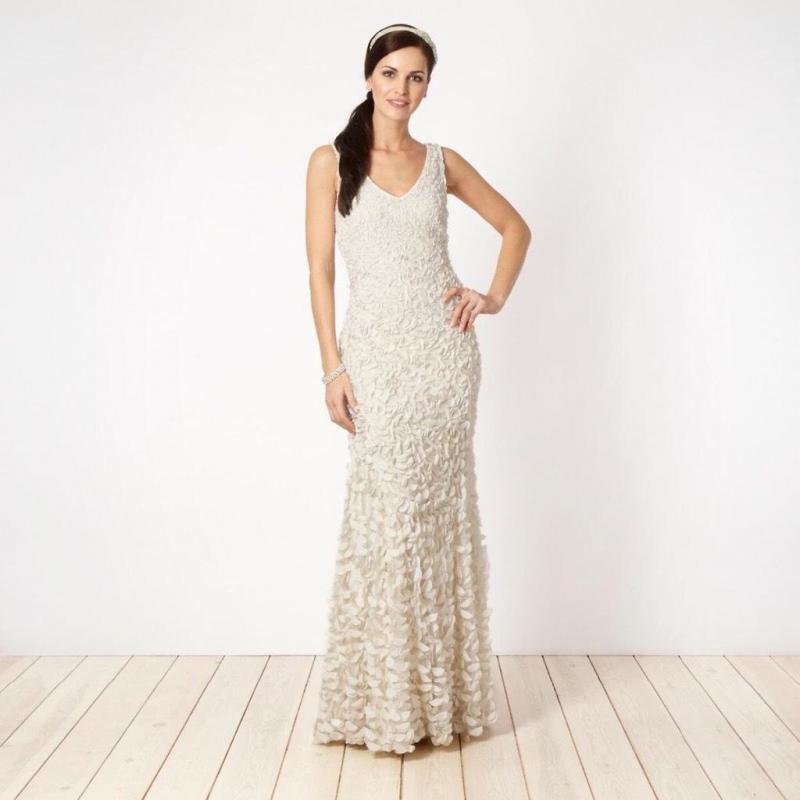 Wedding Dress Ivory size 12 -gorgeous Ben di Lisi