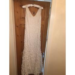 Wedding Dress Ivory size 12 -gorgeous Ben di Lisi