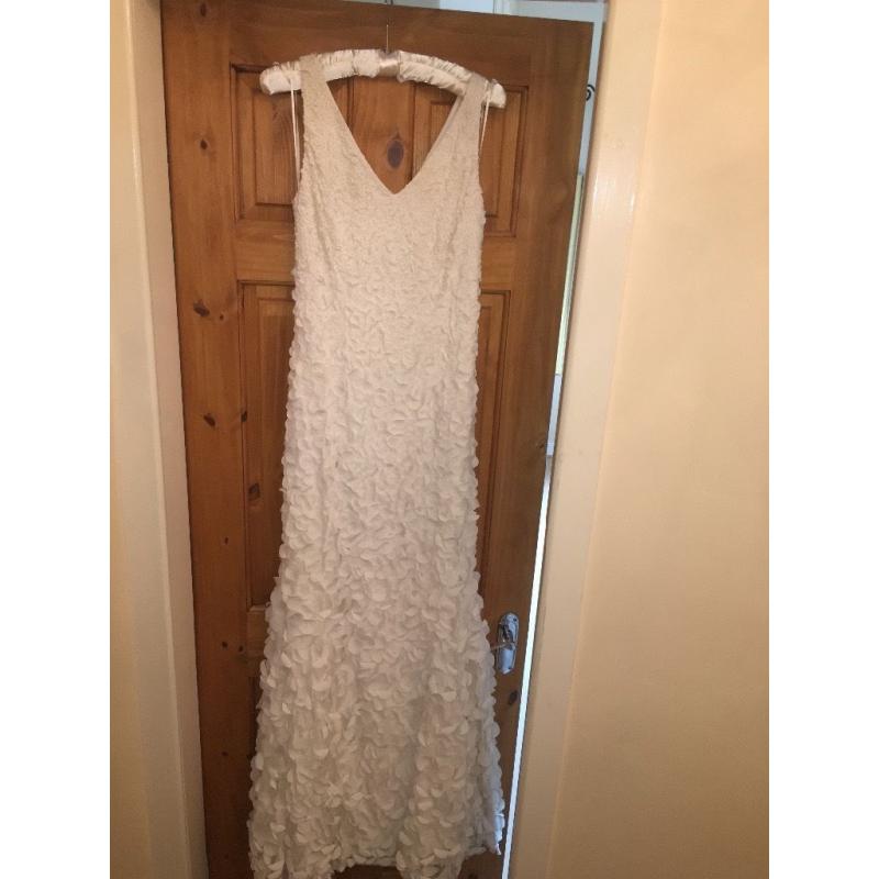 Wedding Dress Ivory size 12 -gorgeous Ben di Lisi