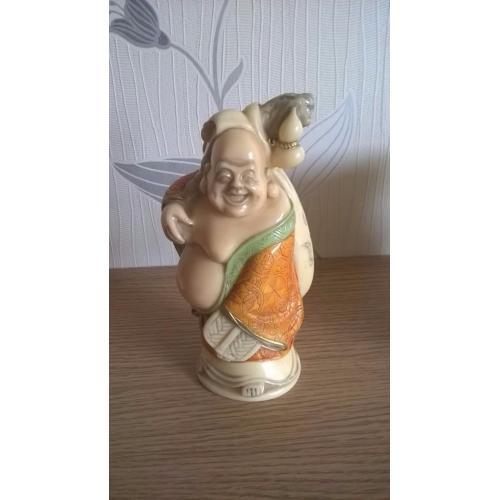 2 Porcelain Bhuddas for sale. P.U.O.