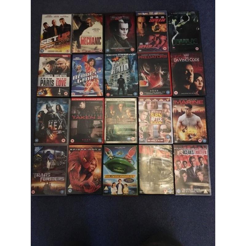 DVD Collection with over 75 titles