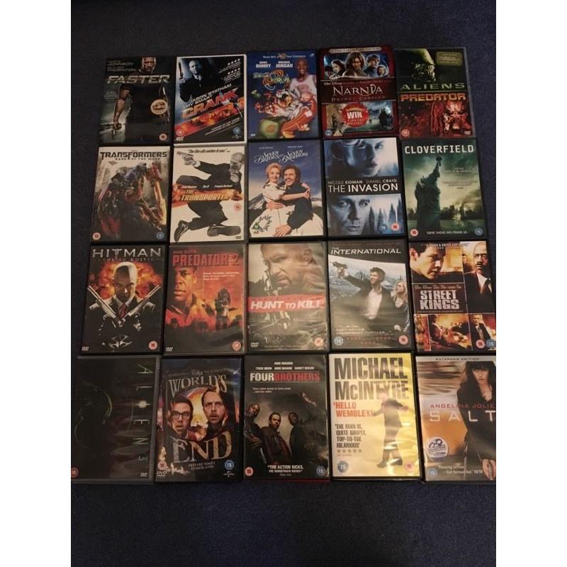 DVD Collection with over 75 titles